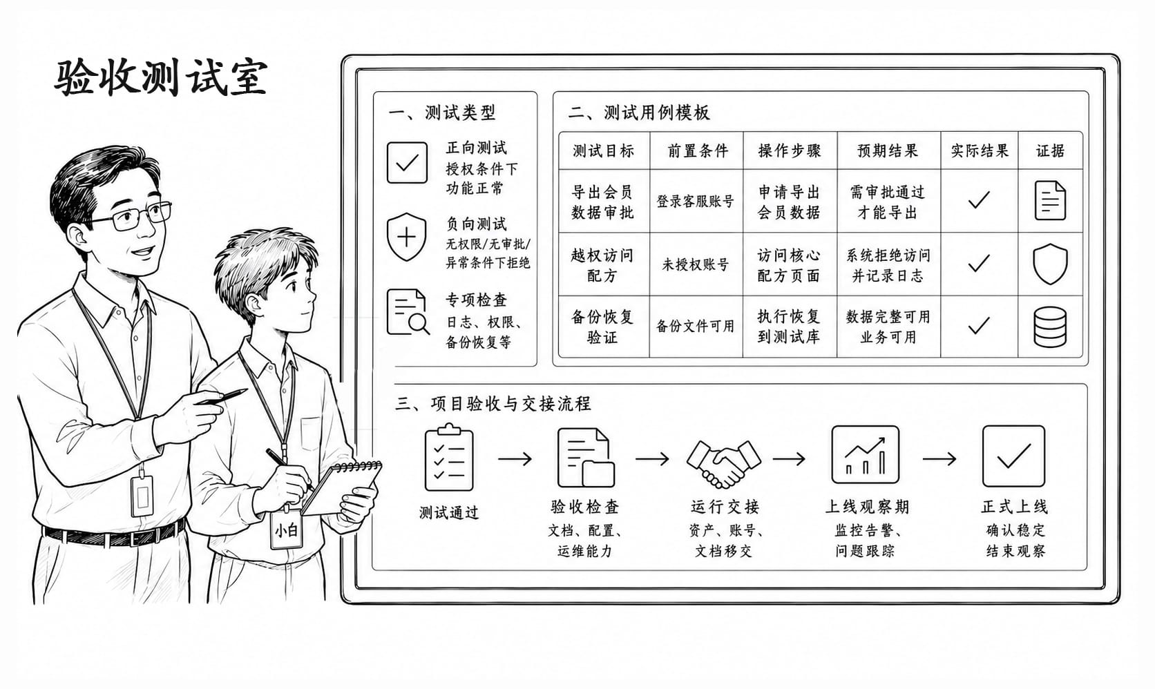 验收测试室情景阅读暂用场景图
