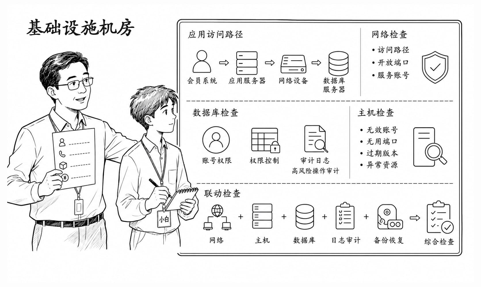 基础设施机房情景阅读暂用场景图