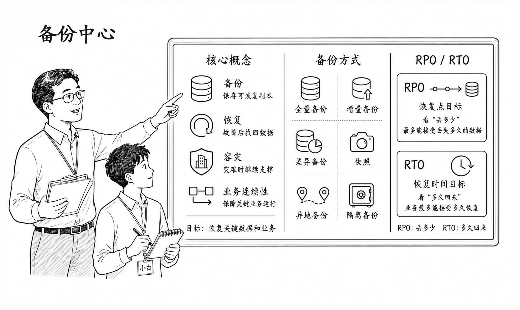 备份中心情景阅读暂用场景图
